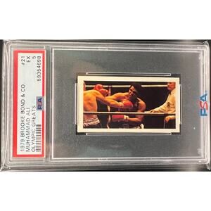 1979 Brooke Bond & CO Muhammad Ali PSA 5 Olympic Greats The Greatest Boxing